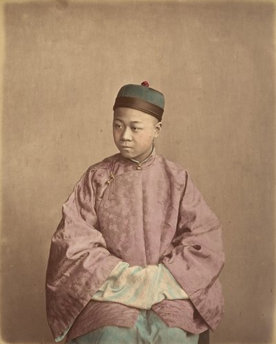 [Joven caballero chino], 1870s de Baron Raimund von Stillfried