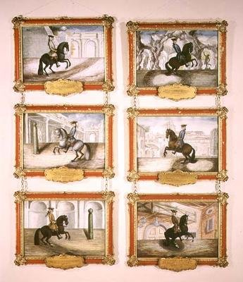 La Escuela Española de Equitación, seis pinturas ecuestres de Baron Reis Eisenberg