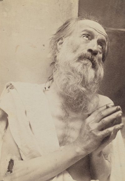 [Retrato de hombre rezando] de Baron Wilhelm von Gloeden