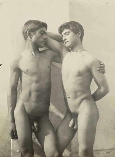 [Dos jóvenes desnudos] de Baron Wilhelm von Gloeden