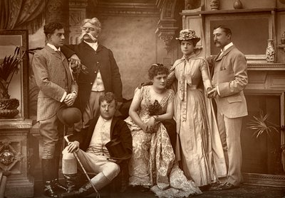 La Compañía de Drury Lane en Una Racha de Suerte, en el Teatro Drury Lane, Londres de Barraud