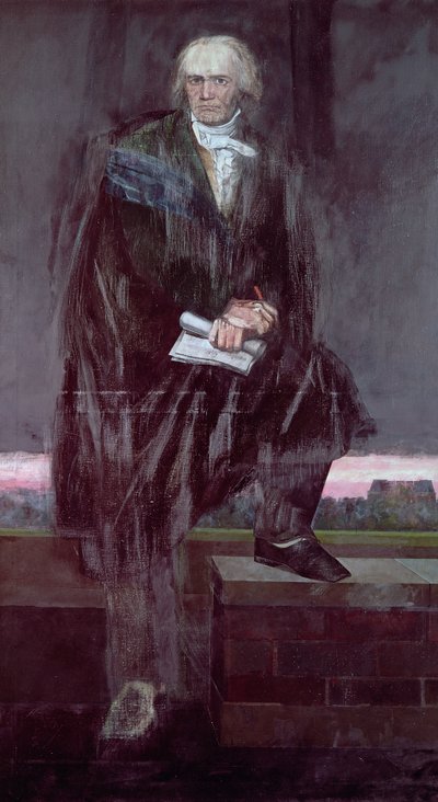 Retrato de Beethoven (inacabado) de Barry Fantoni