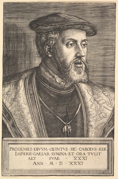Emperador Carlos V, siglo XVI de Barthel Beham