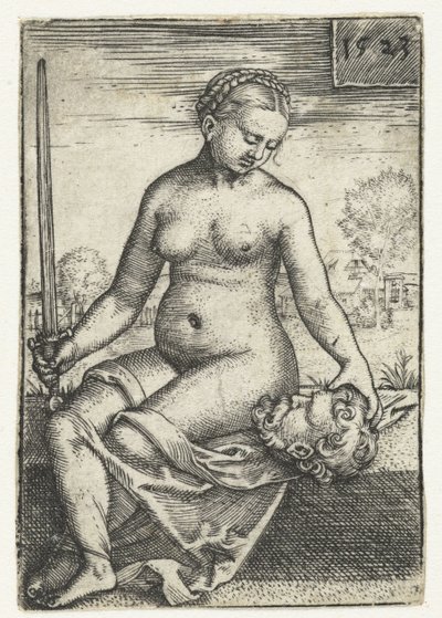 Judith con la cabeza de Holofernes y la espada de Barthel Beham