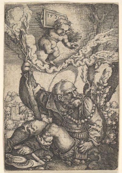 San Cristóbal, principios del siglo XVI de Barthel Beham