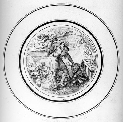 El sacrificio de Isaac de Barthel Beham