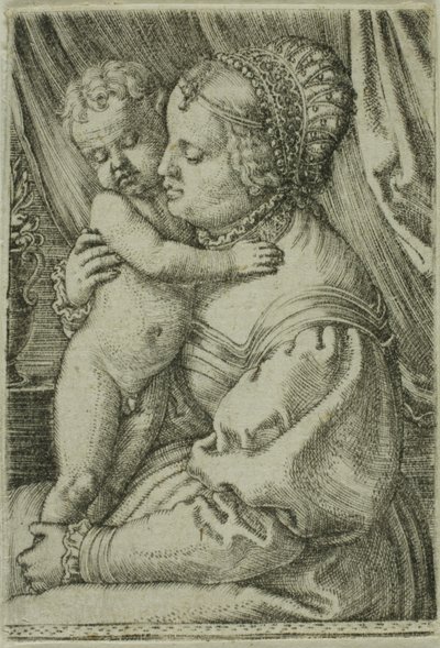 La Virgen con el Niño y el jarrón de Barthel Beham