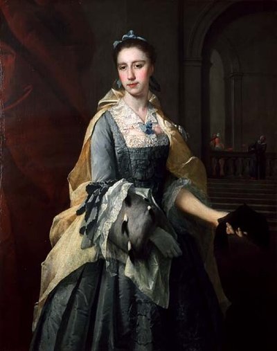 Retrato de Catherine Havers de Barthelemy (attr. to) Du Pan