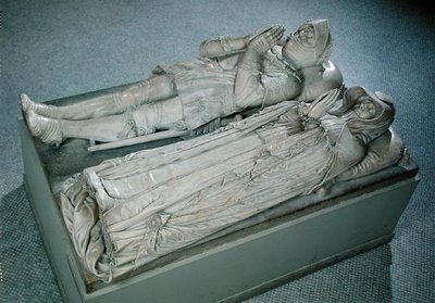 Efigies de Anne de Montmorency (1493-1567) Condestable y Mariscal de Francia y Madeleine de Saboya (1510-86) Duquesa de Montmorency, c.1567 y c.1586 de Barthelemy Prieur