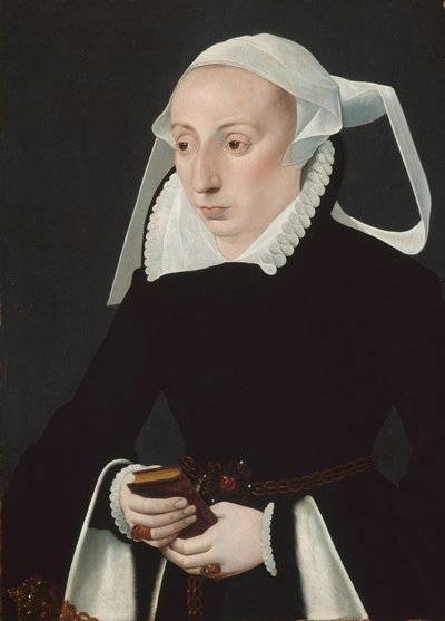 Retrato de una mujer con un libro de oraciones, 1560-70 de Bartholomaeus Bruyn the Younger