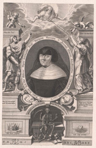 Benigna Veronica Schaffalizky von Mukodell (impresión) de Bartholomäus Kilian