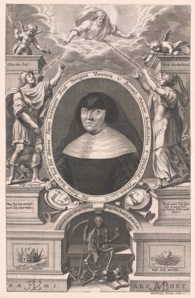 Benigna Veronica Schaffalizky von Mukodell (impresión) de Bartholomäus Kilian