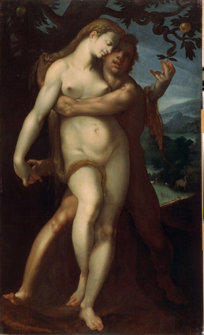 Adán y Eva de Bartholomaeus Spranger