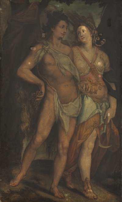 Ceres y Baco de Bartholomaeus Spranger