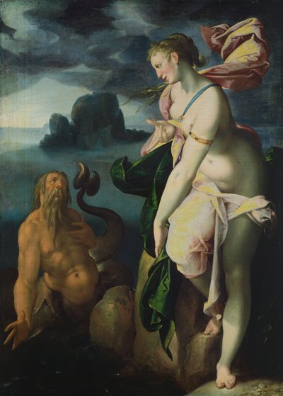 Glauco y Escila de Bartholomaeus Spranger