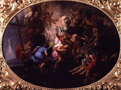 El Bautismo de Cristo de Bartholomaeus Spranger