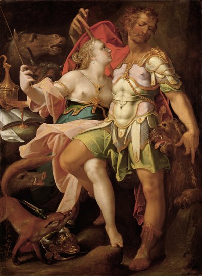 Ulises y Circe, ca. 1580-1585 de Bartholomaeus Spranger