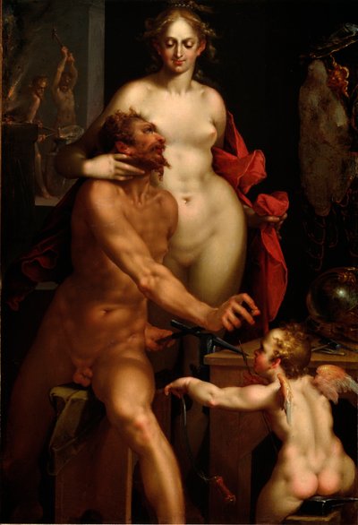 Venus y Vulcano de Bartholomaeus Spranger