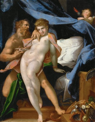 Vulcano y Maia de Bartholomaeus Spranger