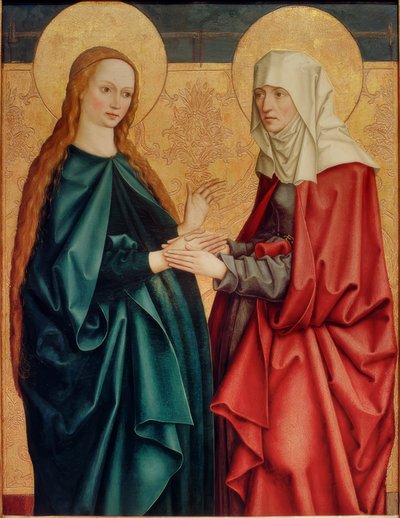 La visitación de María de Bartholomäus Zeitblom