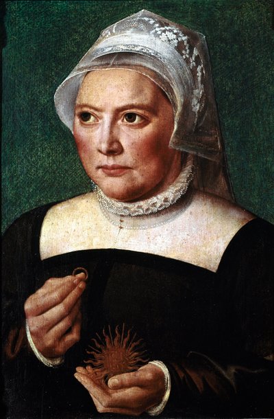 Retrato de Catalina de Bore (1499-1552), esposa de Martín Lutero de Bartholomaeus the Elder Bruyn