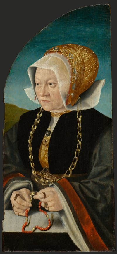 Retrato de Sibilla Kessel, circa 1540 de Bartholomaeus the Elder Bruyn