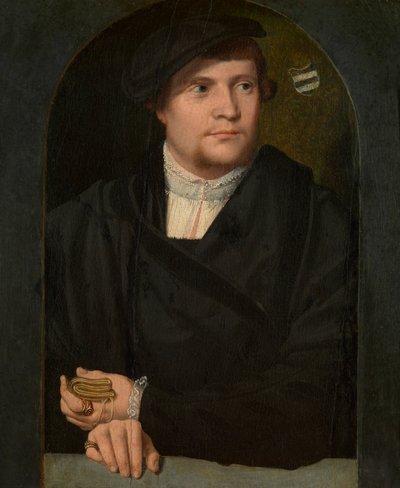 Retrato de hombre (óleo sobre tabla) de Bartholomaeus the Elder Bruyn