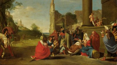 La adoración de los Reyes Magos de Bartholomeus Breenbergh (circle of)