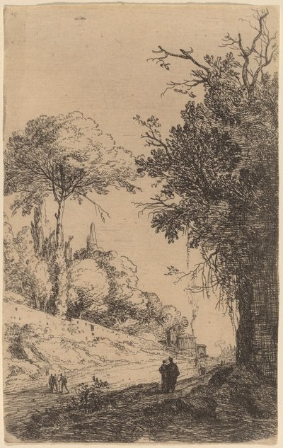 Parte de la Vía Flaminia de Bartholomeus Breenbergh