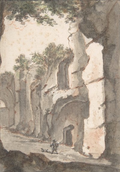 Vista romana, principios del siglo XVII de Bartholomeus Breenbergh