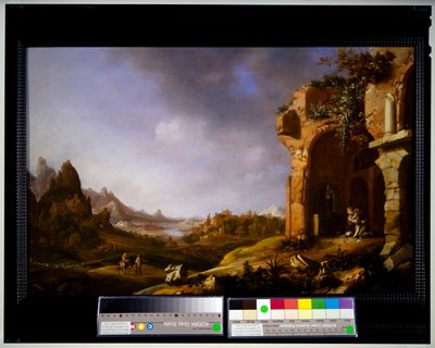 San Antonio en meditación de Bartholomeus Breenbergh