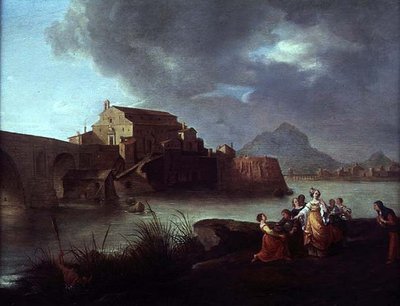 El hallazgo de Moisés de Bartholomeus Breenbergh