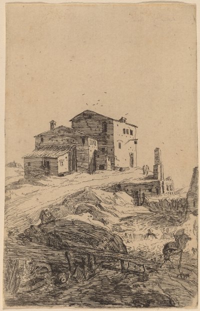 La posada cerca de Prima Porta de Bartholomeus Breenbergh