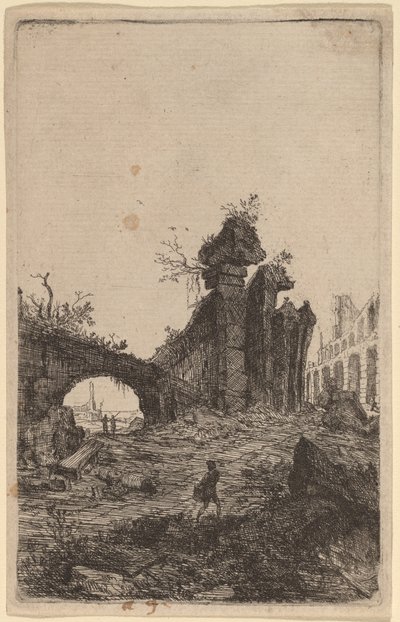 Las ruinas del Coliseo de Bartholomeus Breenbergh