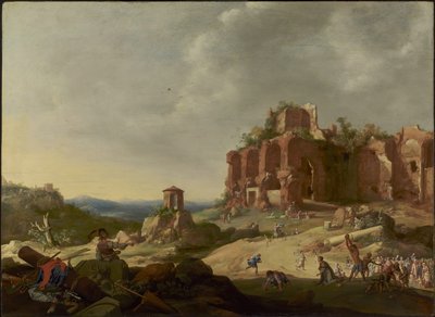 La lapidación de San Esteban de Bartholomeus Breenbergh