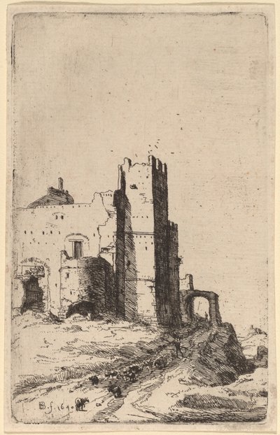 La Ciudad de Leoni, cerca de Frascati de Bartholomeus Breenbergh