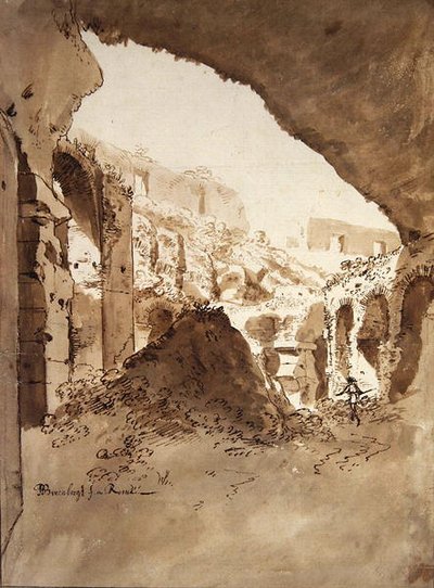 Vista interior del Coliseo de Bartholomeus Breenbergh