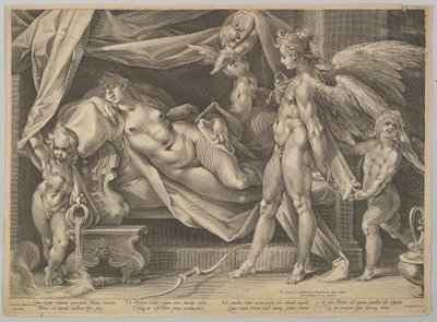 Cupido y Psique, ca. 1631 de Bartholomeus Spranger