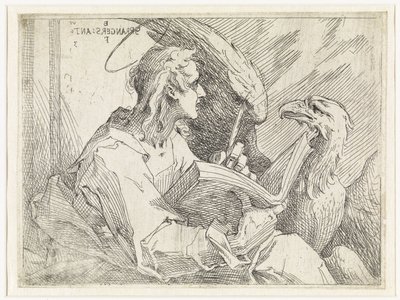 Juan el evangelista de Bartholomeus Spranger