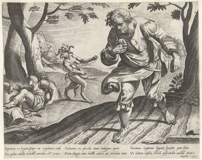 Parábola de la cizaña entre el trigo de Bartholomeus Willemsz. Dolendo (attributed to)