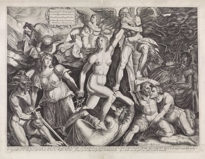 El tiempo saca a la luz la Verdad con la ayuda de la Justicia de Bartholomeus Willemsz. Dolendo
