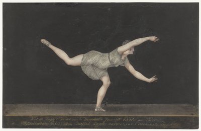 La bailarina Annette Köbler, intérprete del Pas-de-Zephir de Bartholomeus Ziesenis