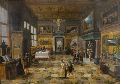 Escena de fiesta de Bartholomeus van Bassen