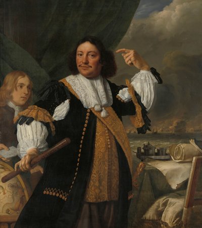 Aert van Nes (1626-1693), vicealmirante de Bartholomeus van der Helst