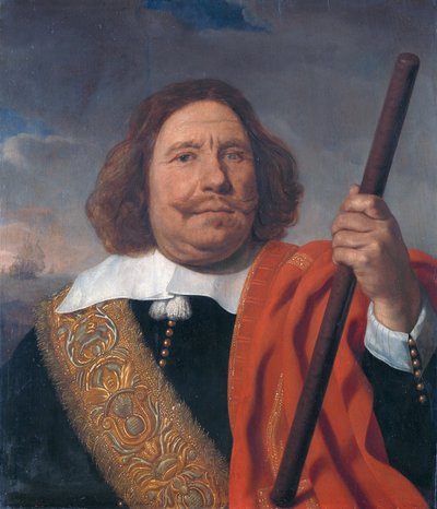 Holandés: Egbert Meeuwsz Cortenaer (1605-65), teniente almirante del Almirantazgo del Mosa Egbert Meeuwsz Cortenaer (1605-65). Vicealmirante del Almirantazgo del Mosa, Rotterdam de Bartholomeus van der Helst