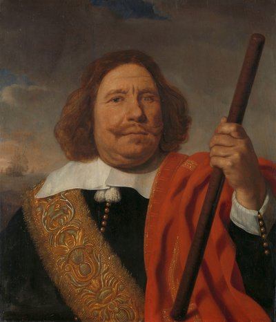 Egbert Meeuwsz Cortenaer (1605-65), vicealmirante del Almirantazgo del Mosa, Rotterdam de Bartholomeus van der Helst