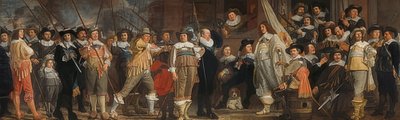Oficiales y otros tiradores bajo la dirección del capitán Roelof Bicker y el teniente Jan Michielsz Blaeuw. Alrededor de 1640-43 de Bartholomeus van der Helst