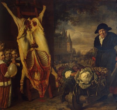 El Nieuwmarkt de Ámsterdam de Bartholomeus van der Helst
