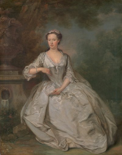 Una dama con un libro de Bartholomew Dandridge
