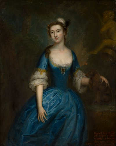 Retrato de Elizabeth Simpson, Lady Bridgeman (1735-1806), c.1753-55 (óleo sobre lienzo) de Bartholomew Dandridge